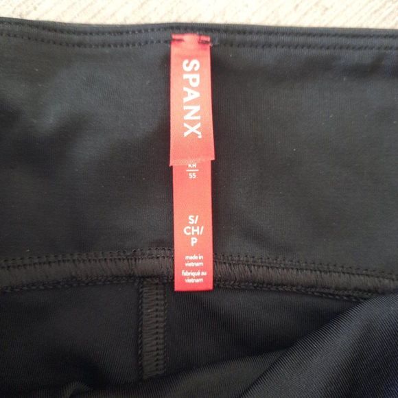 SPANX Faux Leather Leggings size s /sh/p - Picture 2 of 8